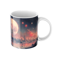 Keramiktasse "Andere Welt" (Motiv 13) | Weltraum & Planeten | Handbedruckt im Spessart | Geschenkidee
