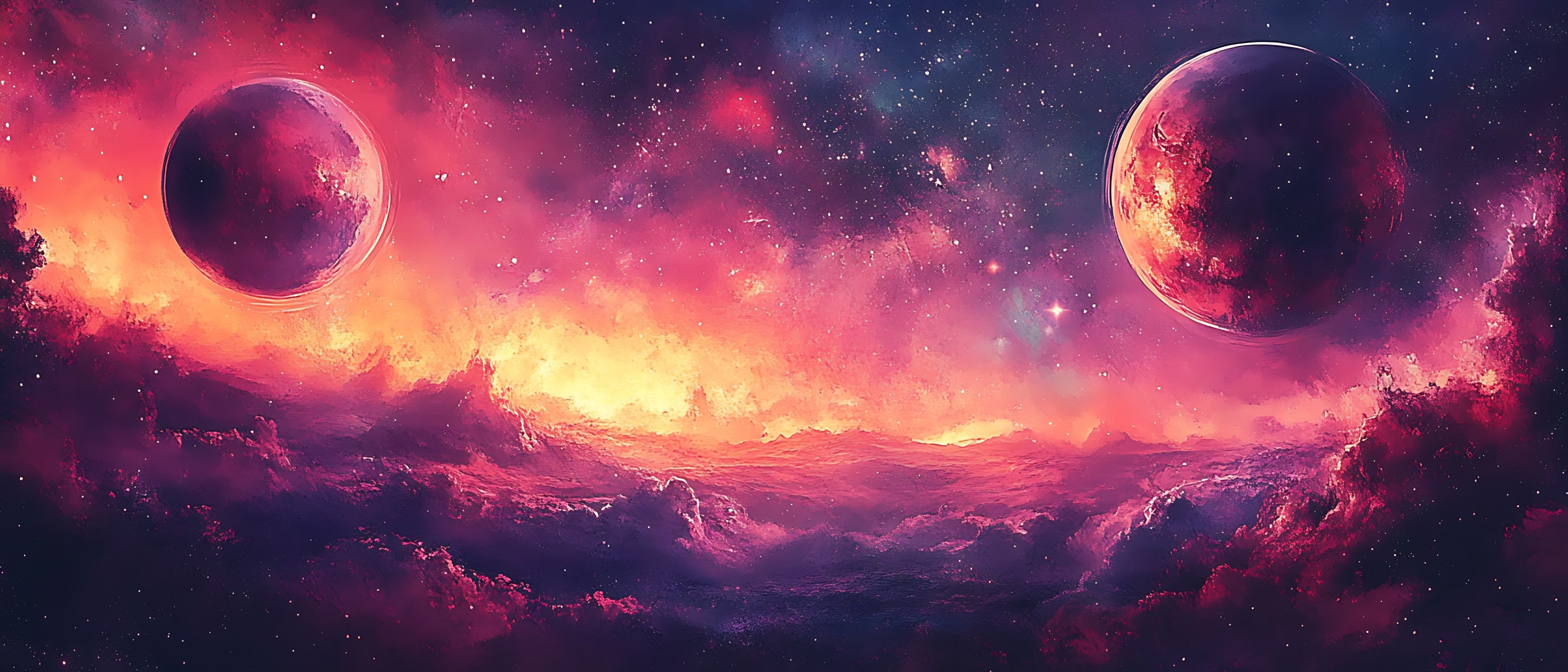 Keramiktasse "Andere Welt" (Motiv 17) | Weltraum & Planeten | Handbedruckt im Spessart | Geschenkidee