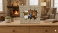 Puzzle-Liebe – Personalisierbarer Laser-Holzrahmen mit Gravur & Puzzle-Design