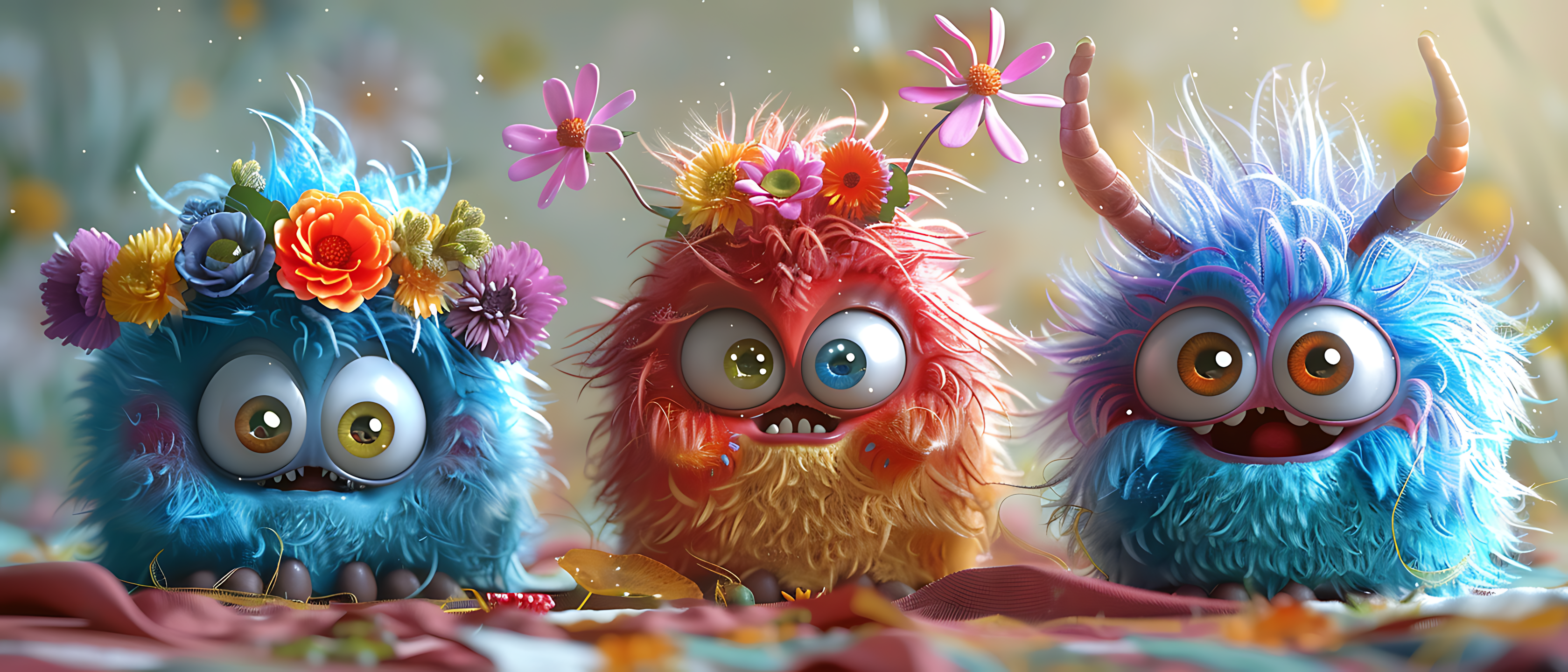 Keramiktasse "Süßes Monster" (Motiv 09) | Handbedruckt im Spessart | Bunte Tasse mit Motiv | Geschenkidee