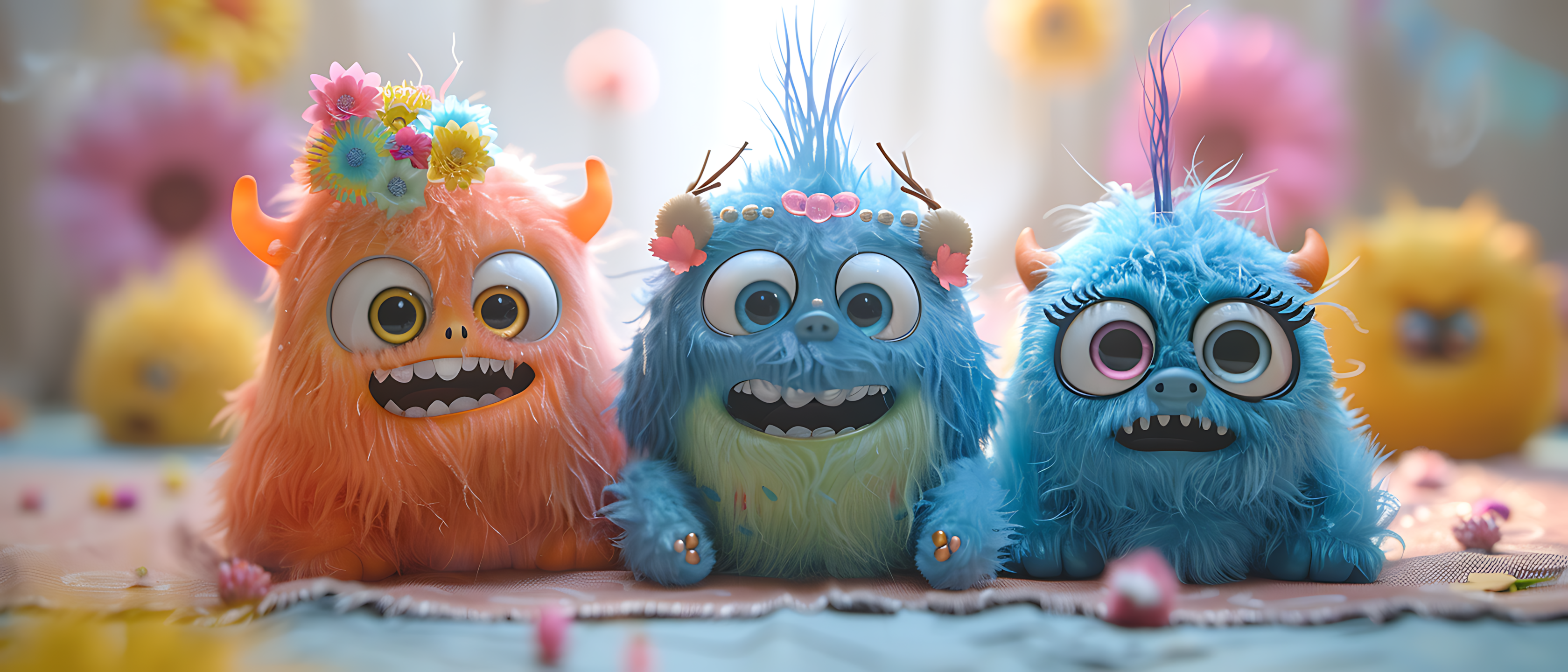 Keramiktasse "Süßes Monster" (Motiv 11) | Handbedruckt im Spessart | Bunte Tasse mit Motiv | Geschenkidee