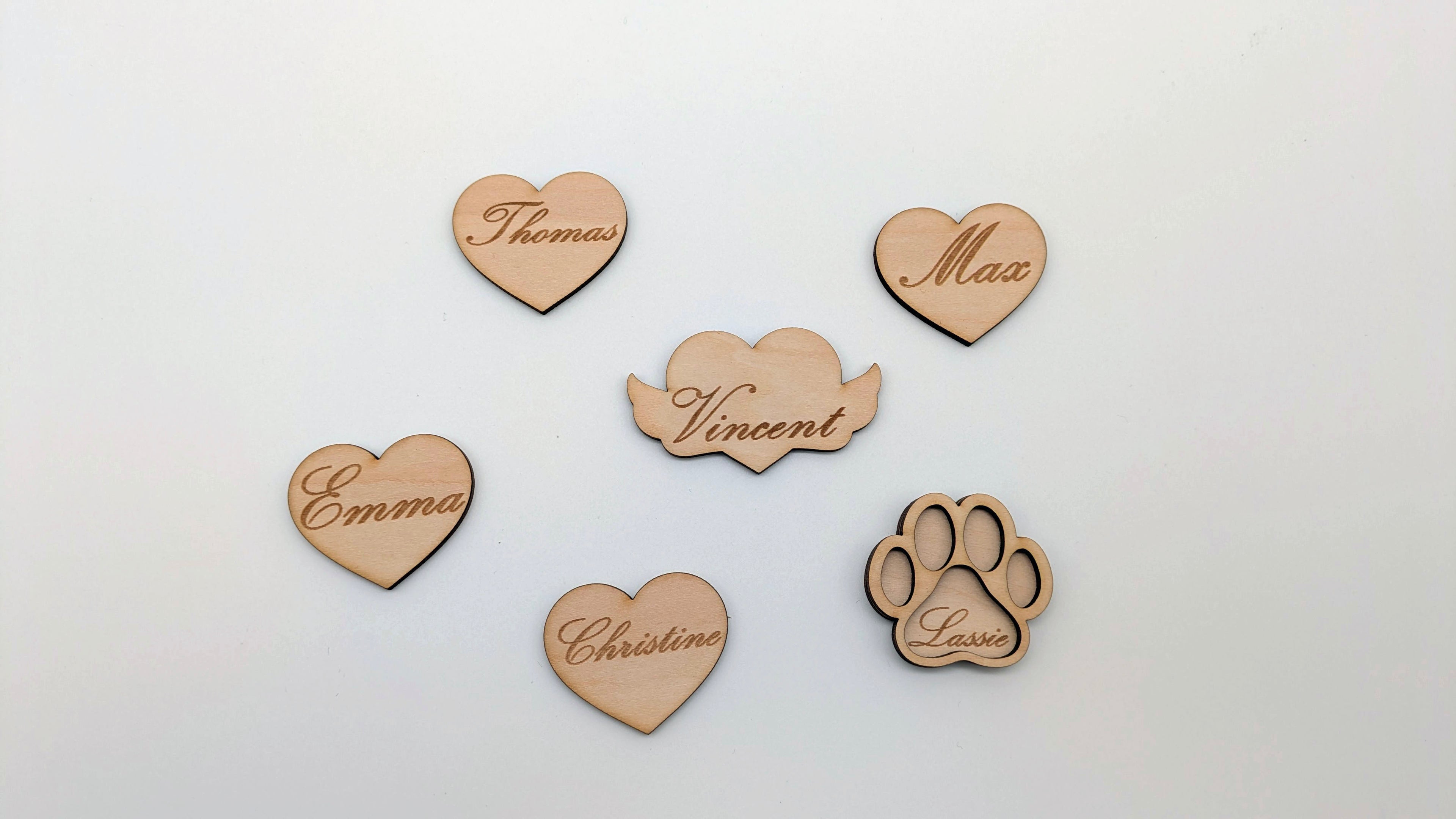 Lebenskreis – Personalisierter 3D-Stammbaum aus Balsaholz mit Gravur